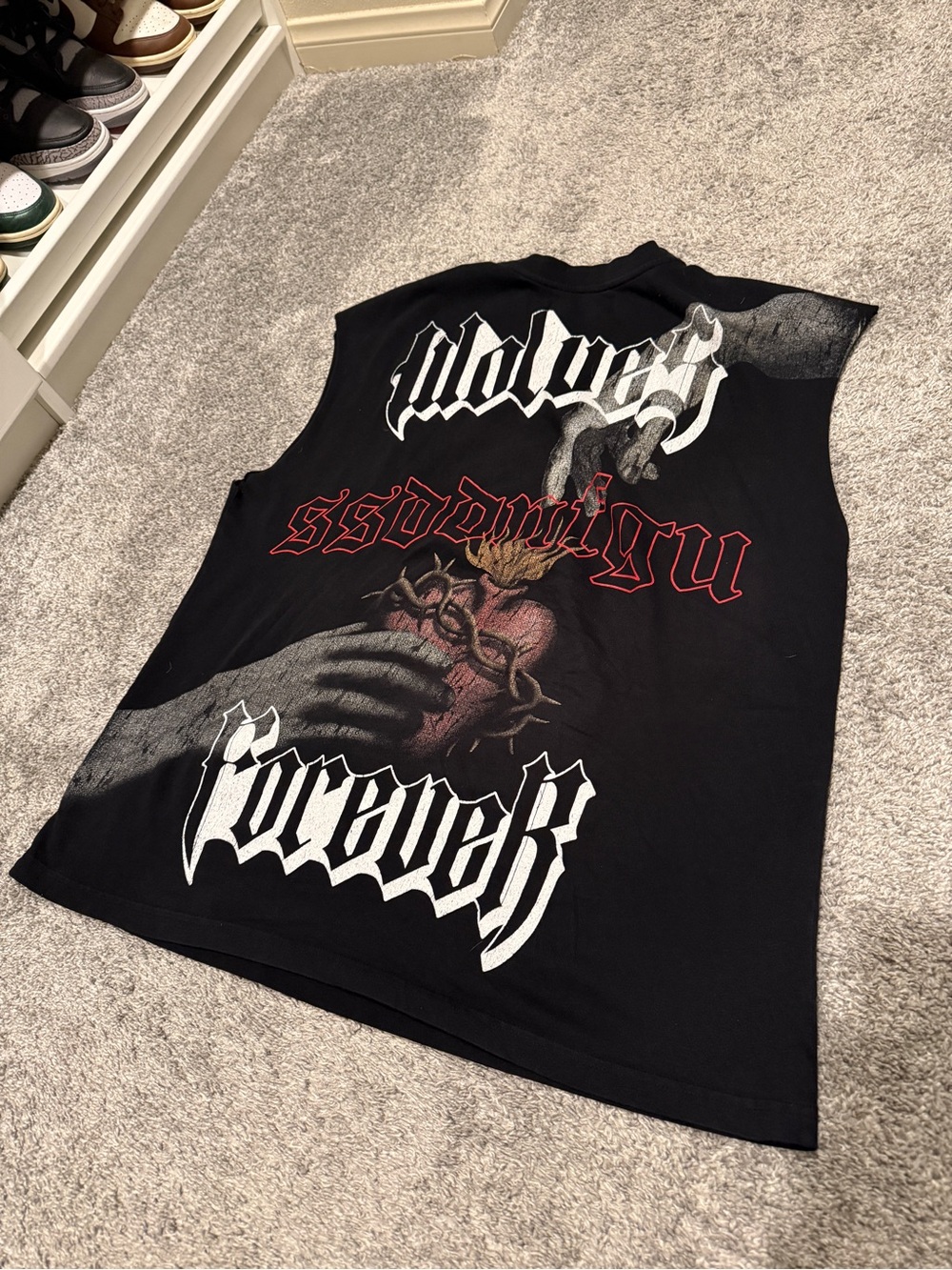 Darc Sport Wolves Forever Cut Off T Shirt Size XL